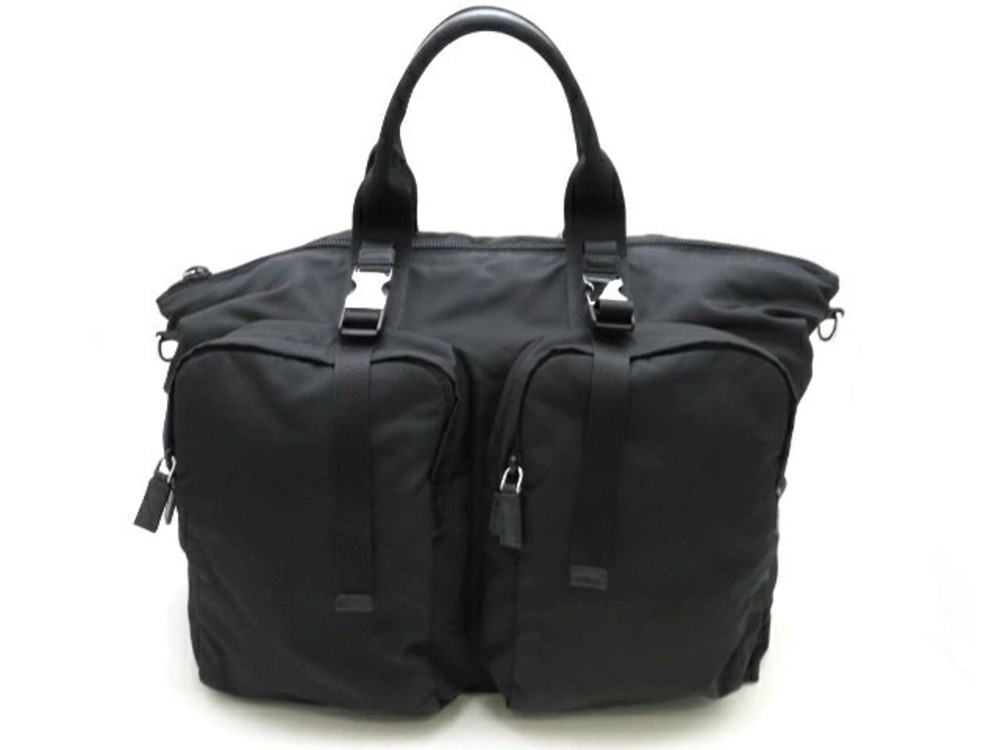 Prada Tote Tessuto Bag Black